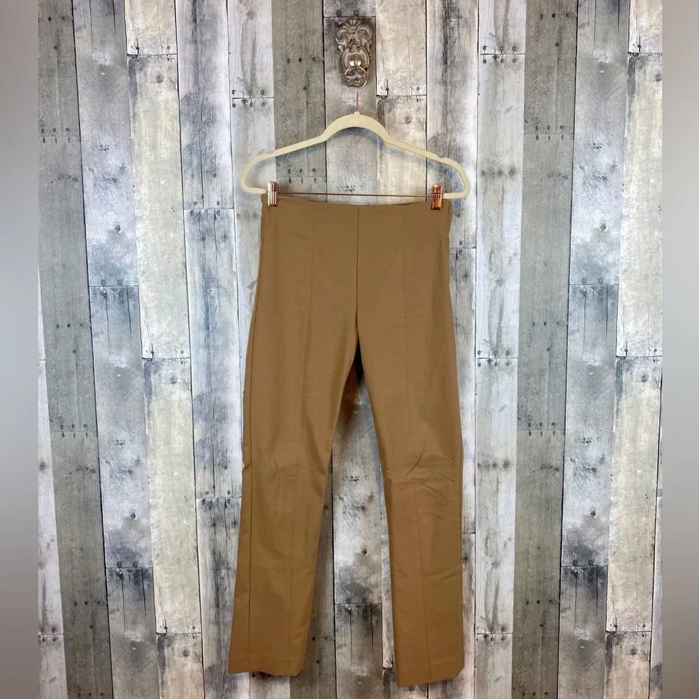 M.M. Lafleur The Foster Cigarette Pant - PowerStretch in Saddle Tan Size 6.